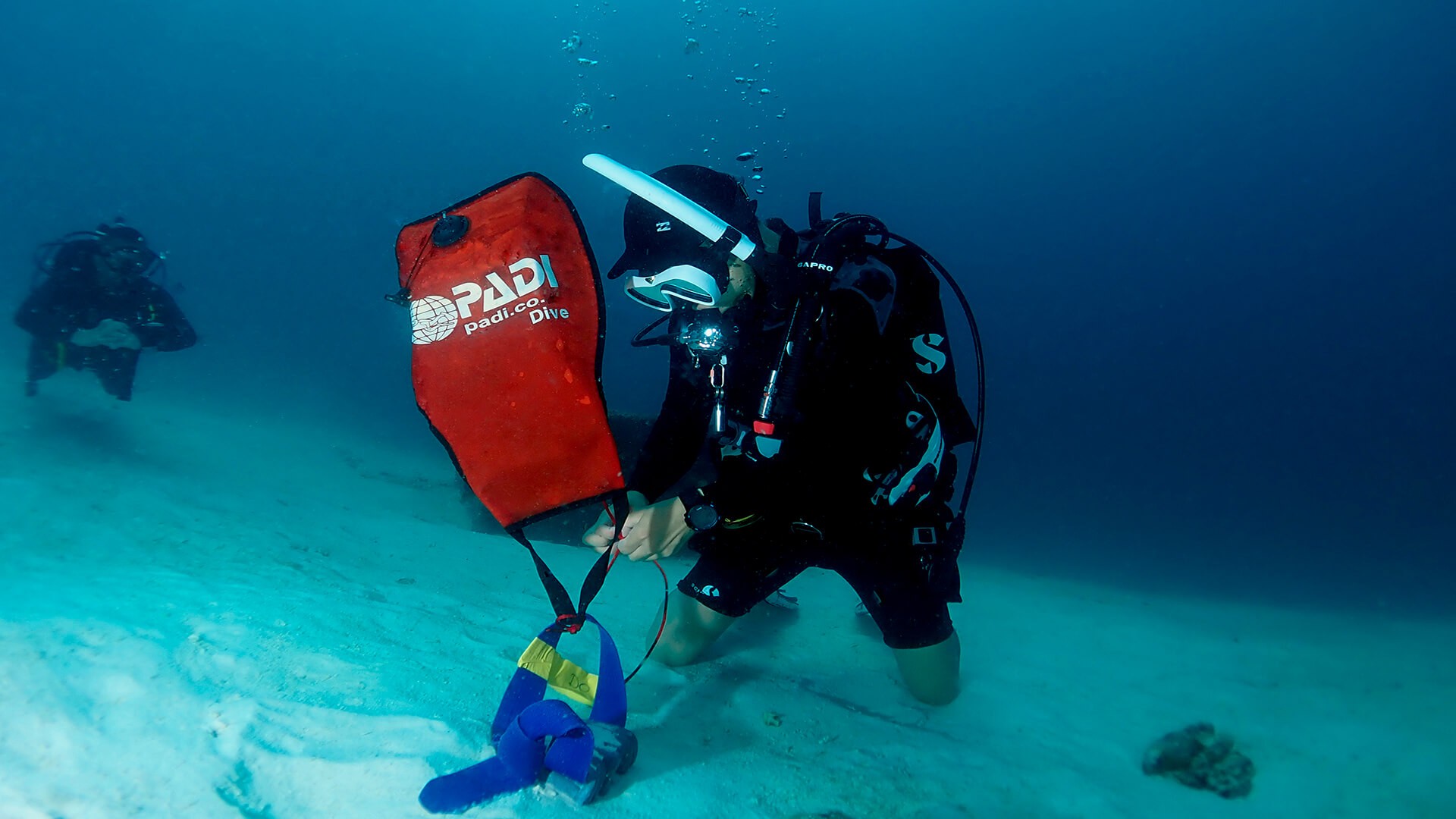 PADI divers Search & Recovery